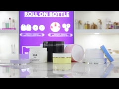 pp pcr plastic jar with single wall with lid cream jar for cosmetics